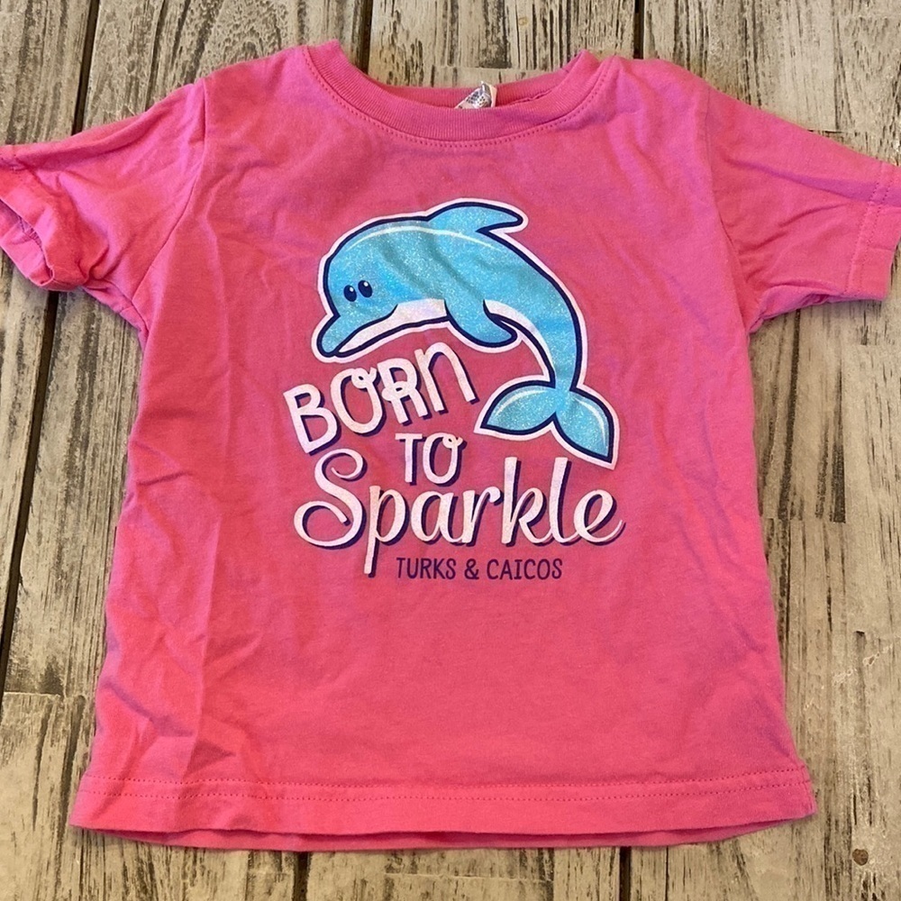 BORN to Sparkle Turks & Caicos Shirt with Dolphin
